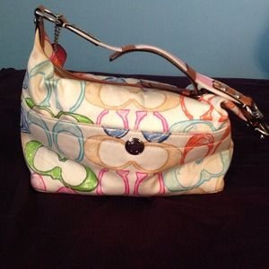 Colorful Coach purse