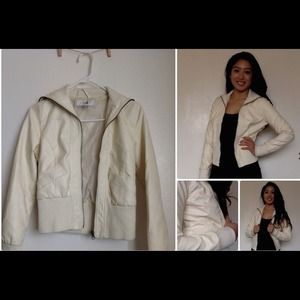 White Leather Jacket