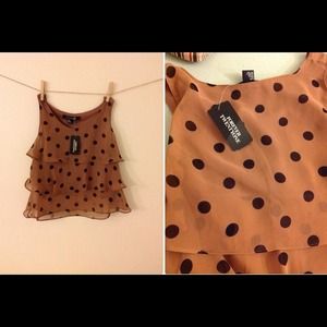 SOLD! Brand new Chiffon Crop top