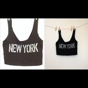 SOLD New York Crop Top