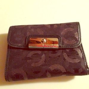 Black Coach wallet - used for a few months