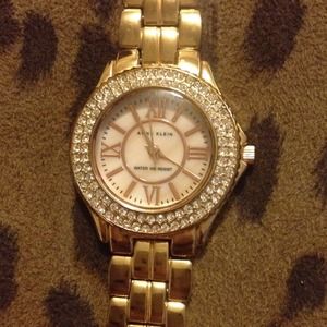 Beautiful Anne Klein Rose, Swarovski Crystal Watch