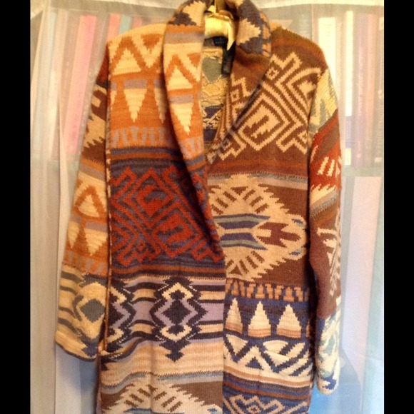 ralph lauren native american sweater