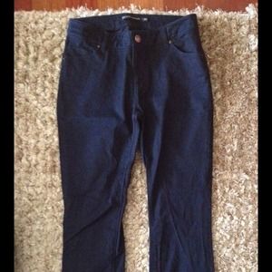 Zara Woman Pants in Midnight Blue