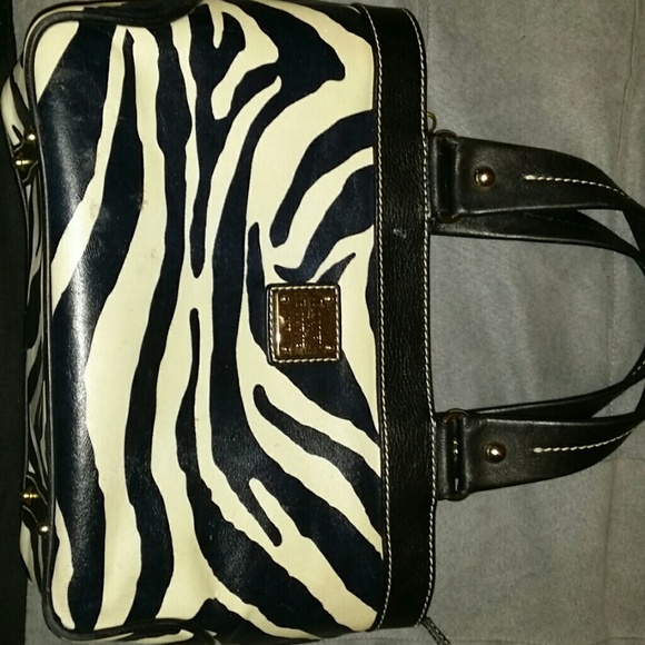Dooney & bourke zebra purse