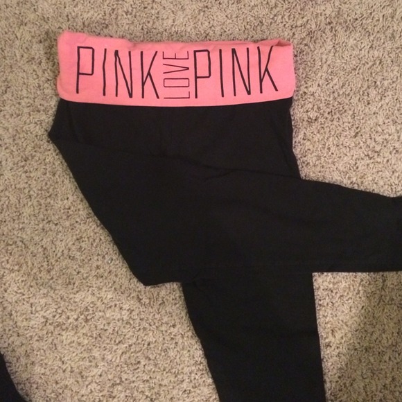 VS Pink Yoga Leggings - Picture 1 of 2
