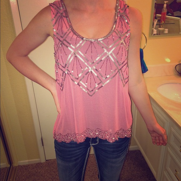Miss me bling shirt with bling