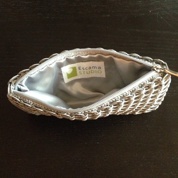 Silver aluminum can top clutch - Picture 2 of 3