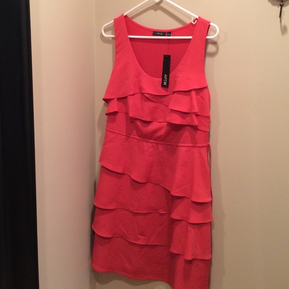 Coral color dress