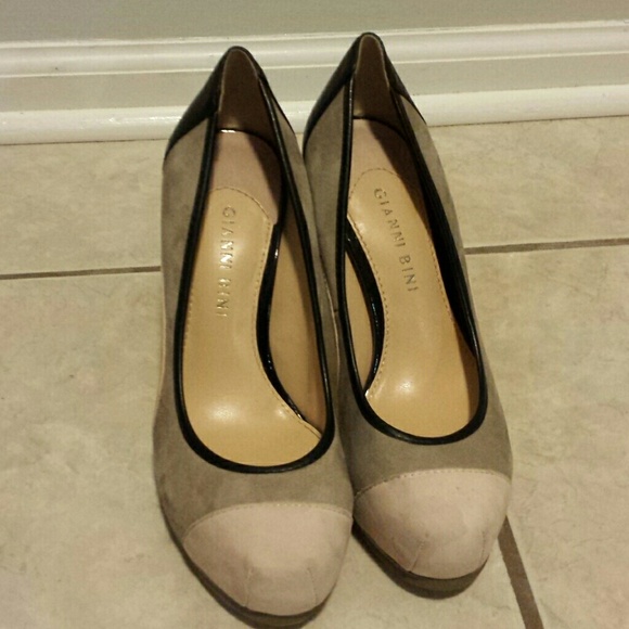 Gianni Bini Suede & Leather Heels - Picture 3 of 4