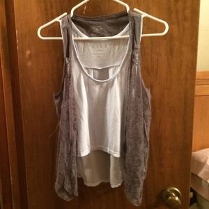 Love this lace vest!
