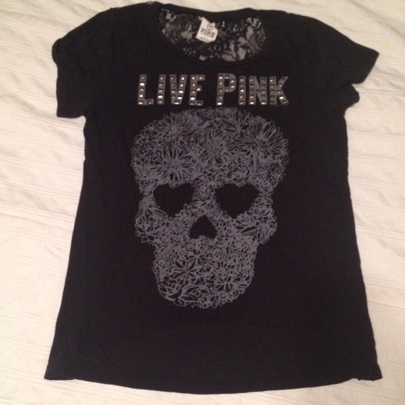 VS PINK skull T-shirt