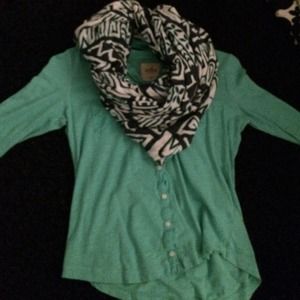 Infinity scarf and matching shirt bundle