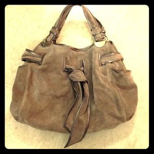 Kooba BRAND NEW Suede Bag with Leather Trim