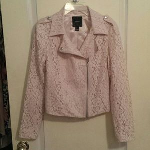 Pale Pink Lace Jacket