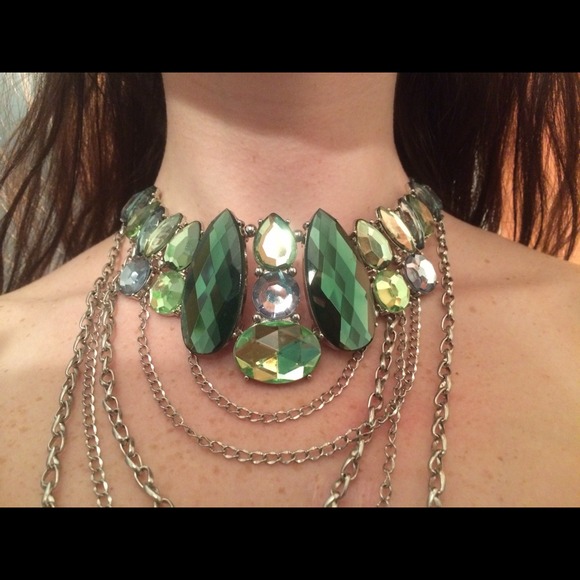 Multi Green necklace