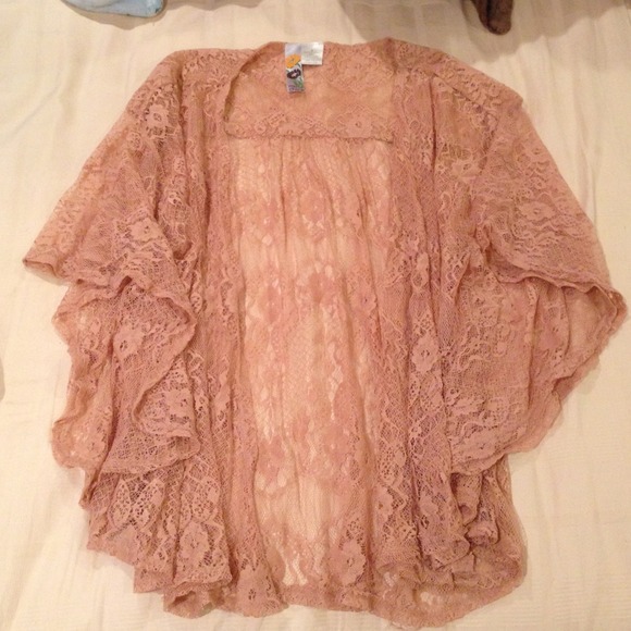 Tops - Lace kimono