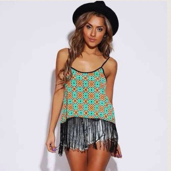 FRINGE Open Back Tank!!! - Picture 3 of 4