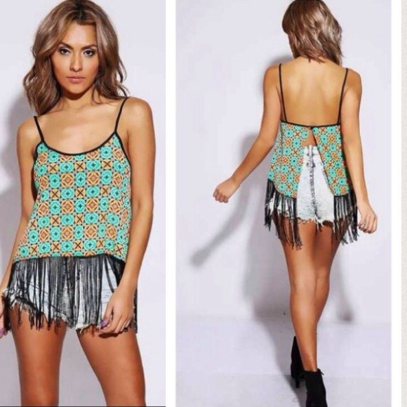 FRINGE Open Back Tank!!! - Picture 4 of 4
