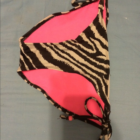 zebra print bikini bottoms