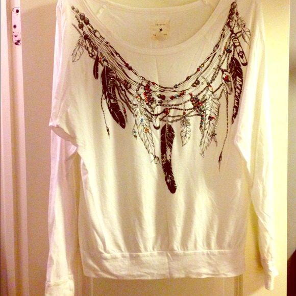 Off the shoulder shirt