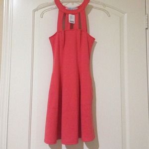 Free people orange dress