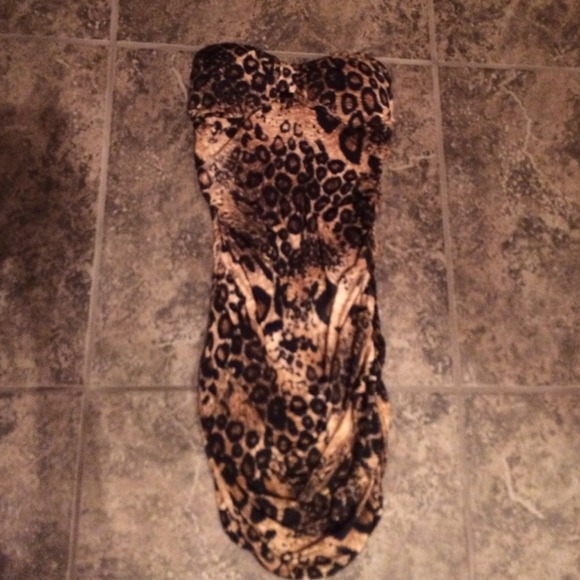 Leopard print dress