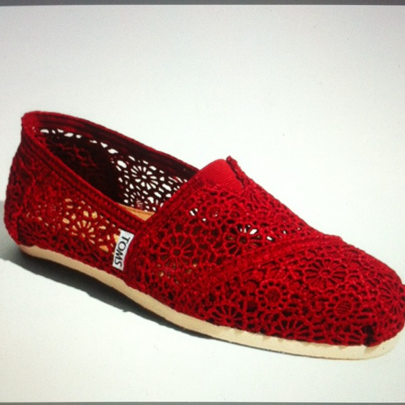 TOMS Classic crotchet' slip-on. They are SOLD OUT!