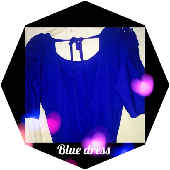 BLUE DRESS - Picture 2 of 2