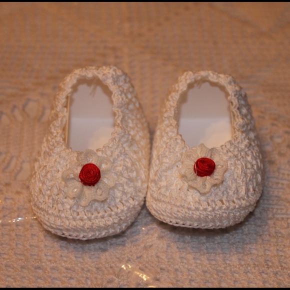Other - Hand-Knitted Newborn Baby Shoes