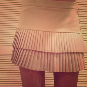 BCBGMaxAzria Pleated Mini Skirt
