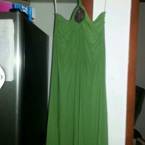 Green summer dress