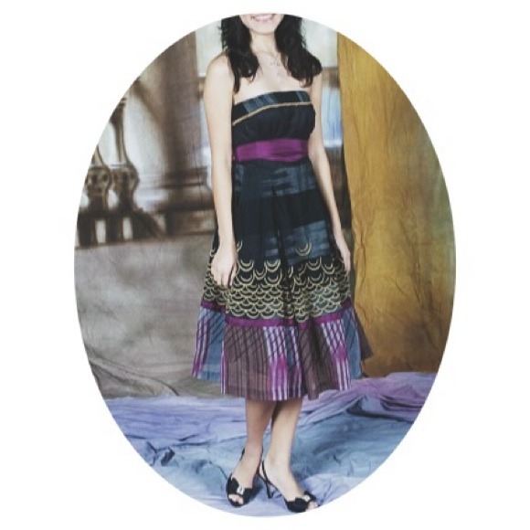 Anthropologie Strapless Dress