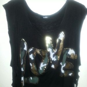 Funky Camo LOVE Shirt