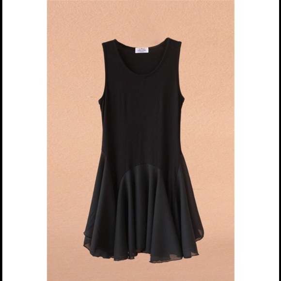 Black tank dress