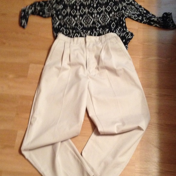 Beige Dress Pants