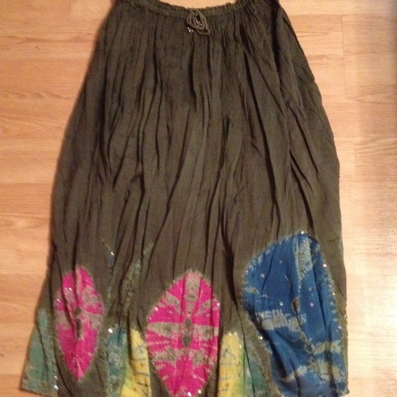 100 percent cotton skirt