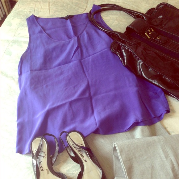 French Connection Silk Tank - Picture 1 of 3