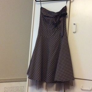 Strapless summer dress
