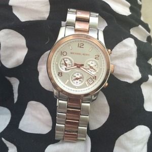 Michael Kors two toned watch