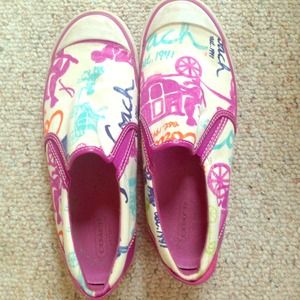 Size 7.5 authentic coach sneakers!
