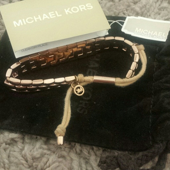 Rose Gold Michael Kors Link Bracelet