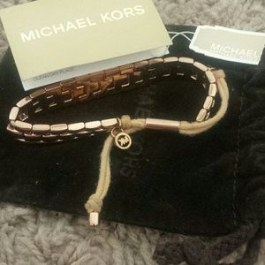 Rose Gold Michael Kors Link Bracelet