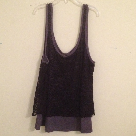 Black and grey tank top