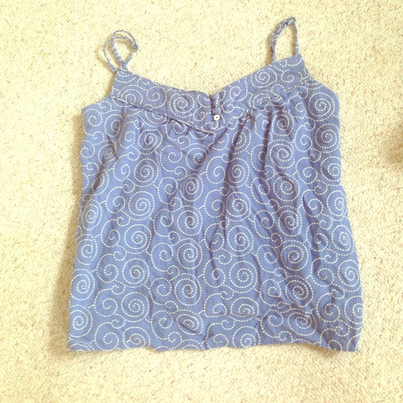 Jcrew embroidered tank top