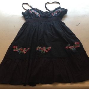 Free People dress with embroidery size m