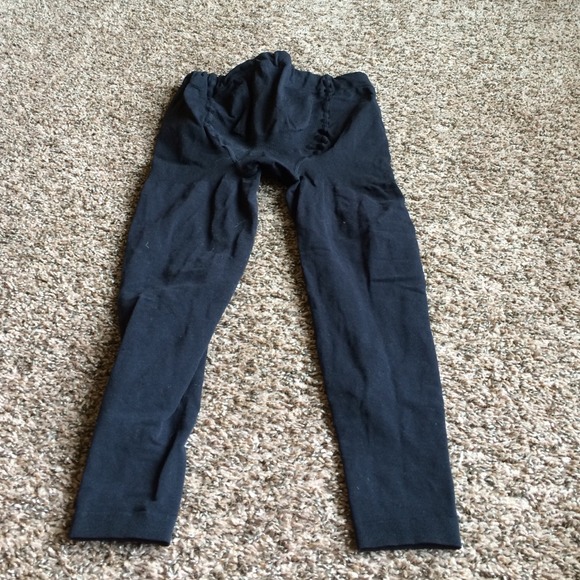 Full panel MATERNITY compression hose, cropped