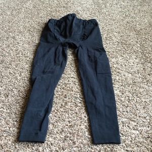 Full panel MATERNITY compression hose, cropped