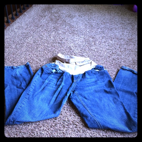 ❎Sold in bundle❎Full panel MATERNITY bootcut jeans - Picture 1 of 2