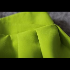 [Additional Images] Lime Pleated Skirt